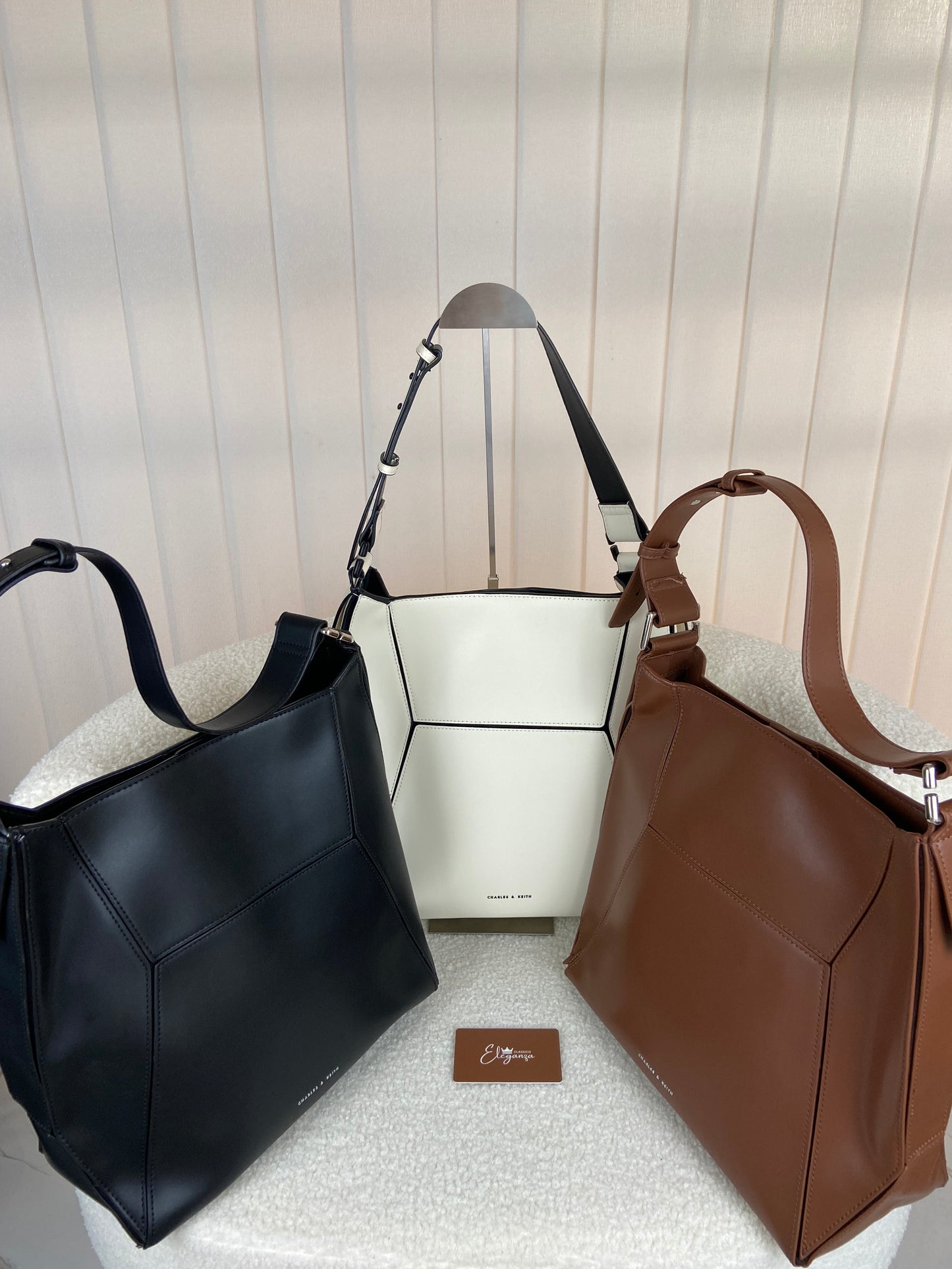 C&K Nasrin Geometric Tote Bag