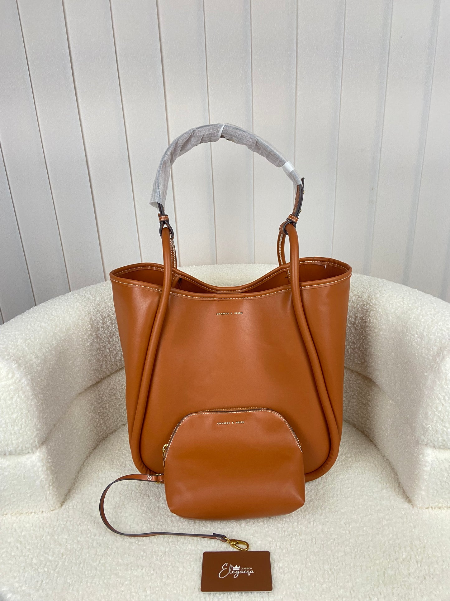 C&K Tubular Slouchy Tote Bag