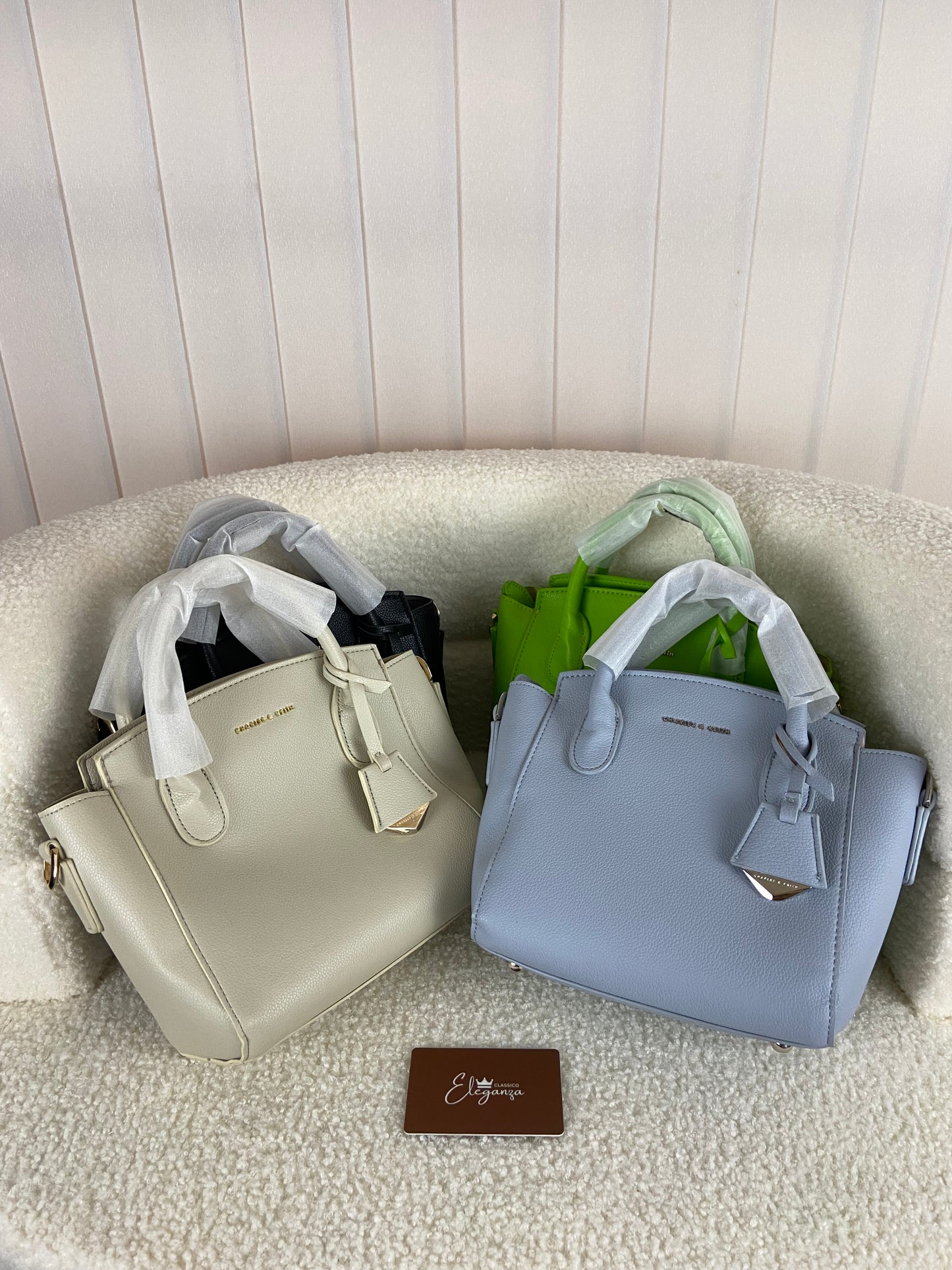 C&K Double Handle Trapeze Tote