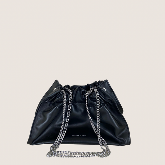 C&K Cyrus Slouchy Chain-Handle Bag