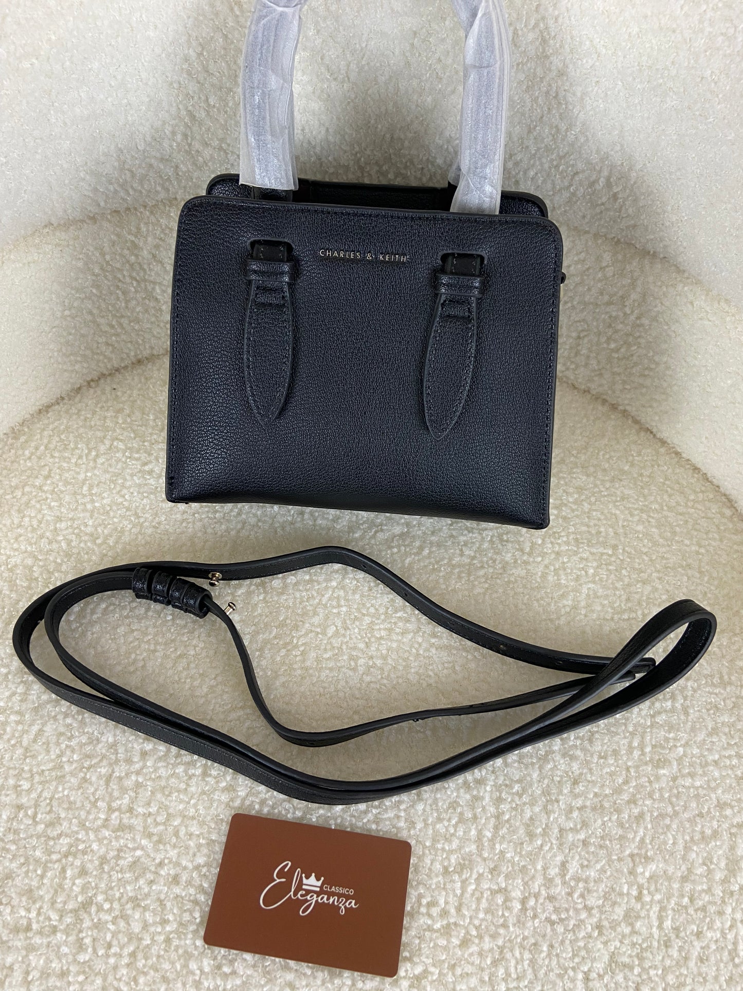 C&K Double Top Handle Structured Bag