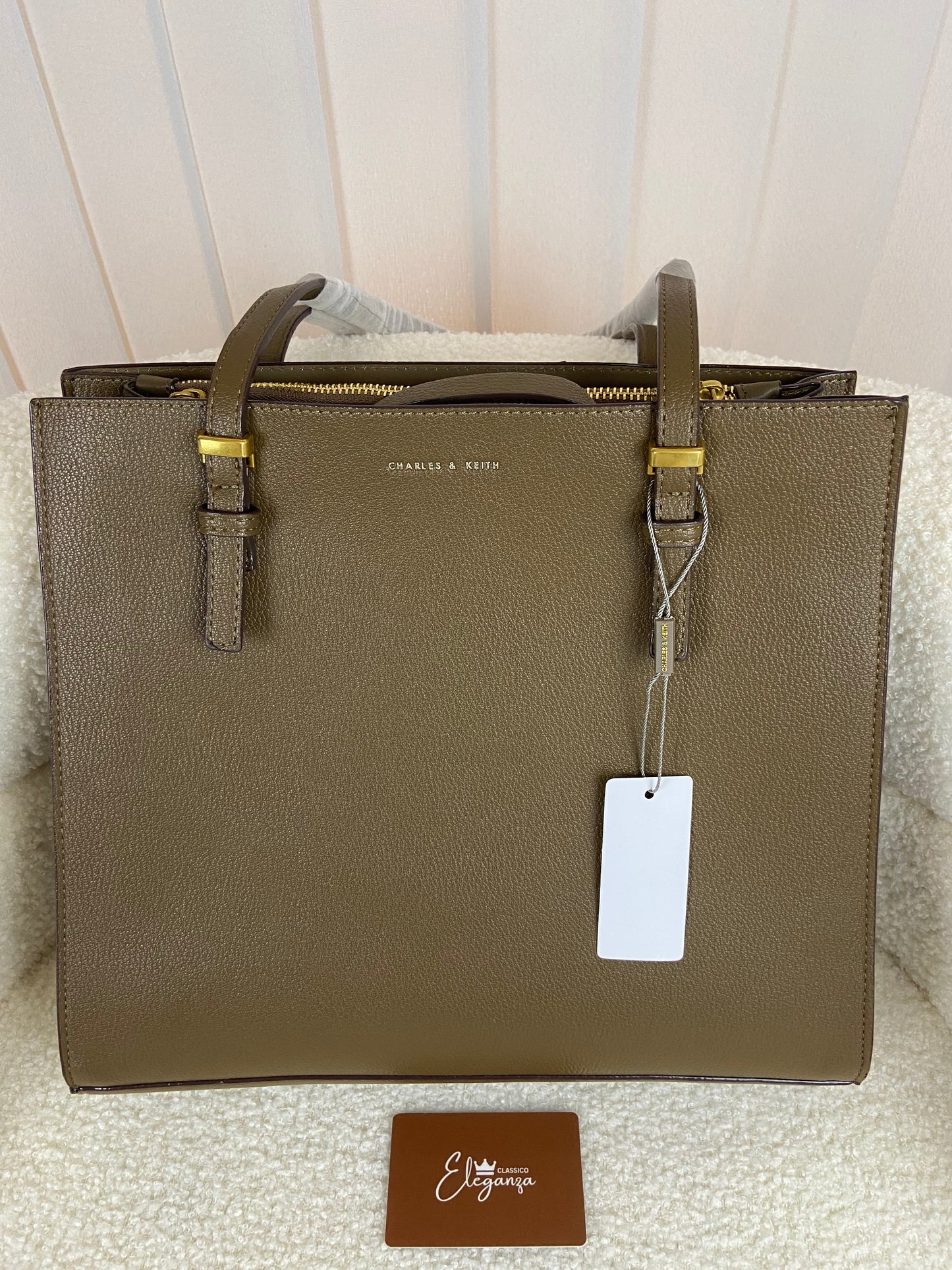 C&K Large Double Handle Tote Bag