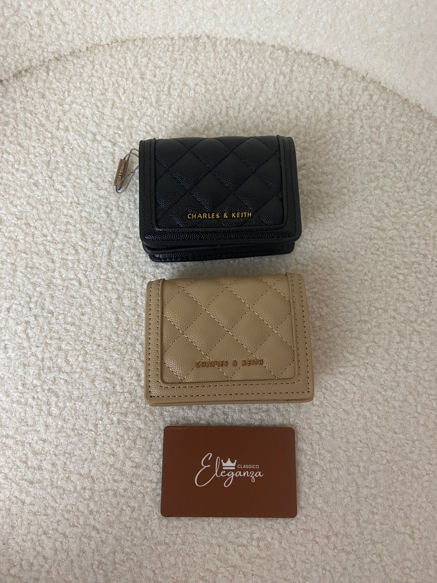 C&K Micaela Quilted Card Holder