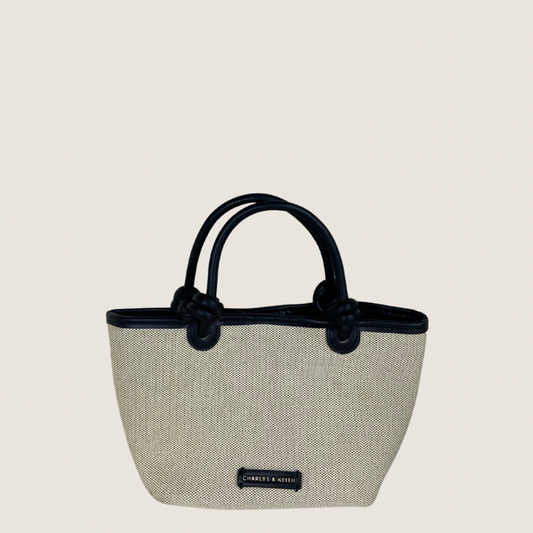 C&K Sabine Canvas Knotted-Handle Tote Bag
