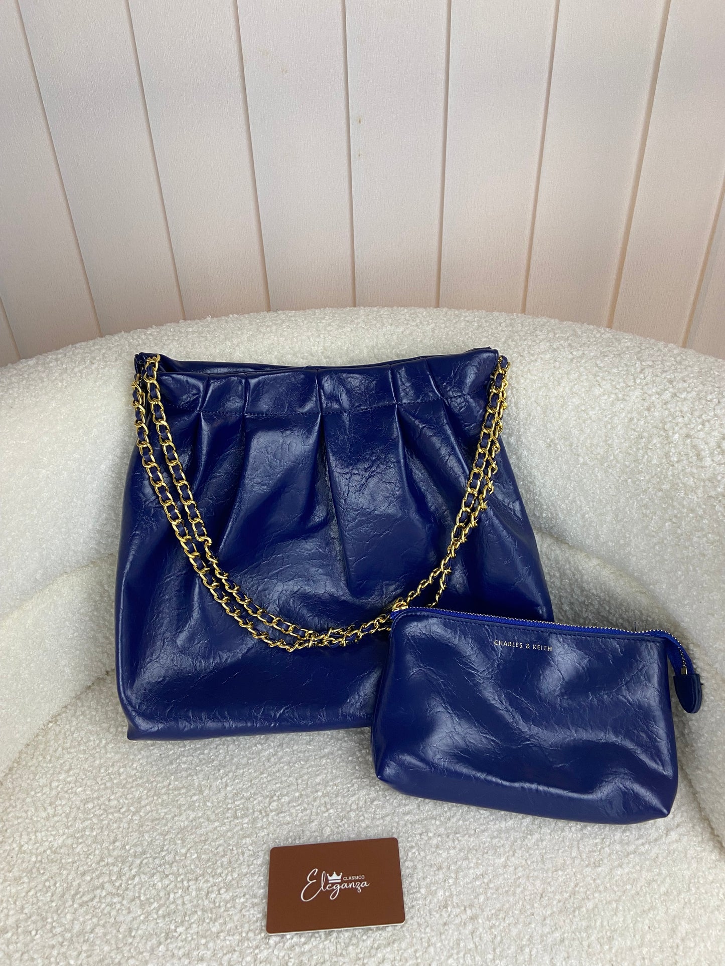 C&K Duo Double Chain Hobo Bag