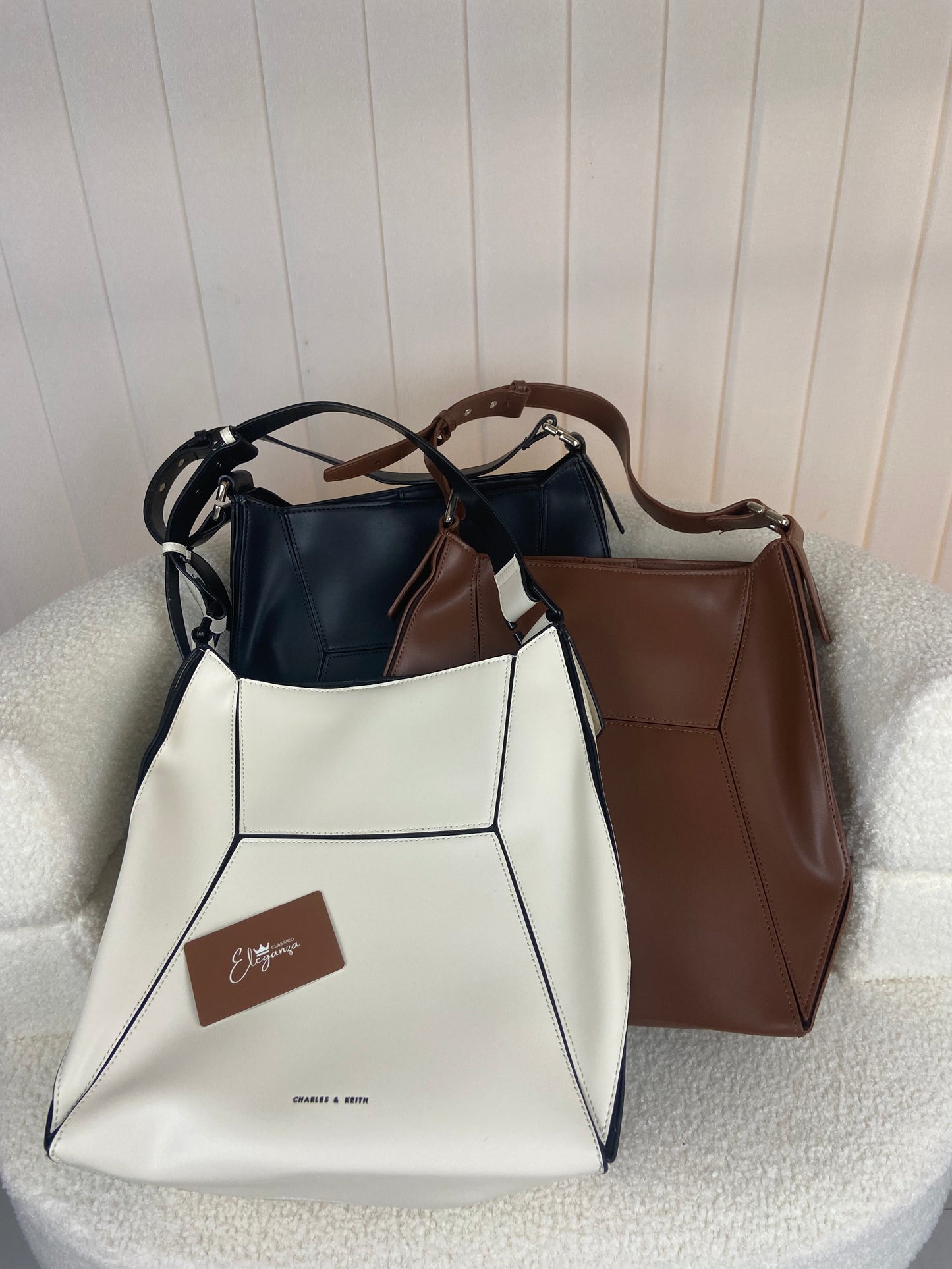 C&K Nasrin Geometric Tote Bag