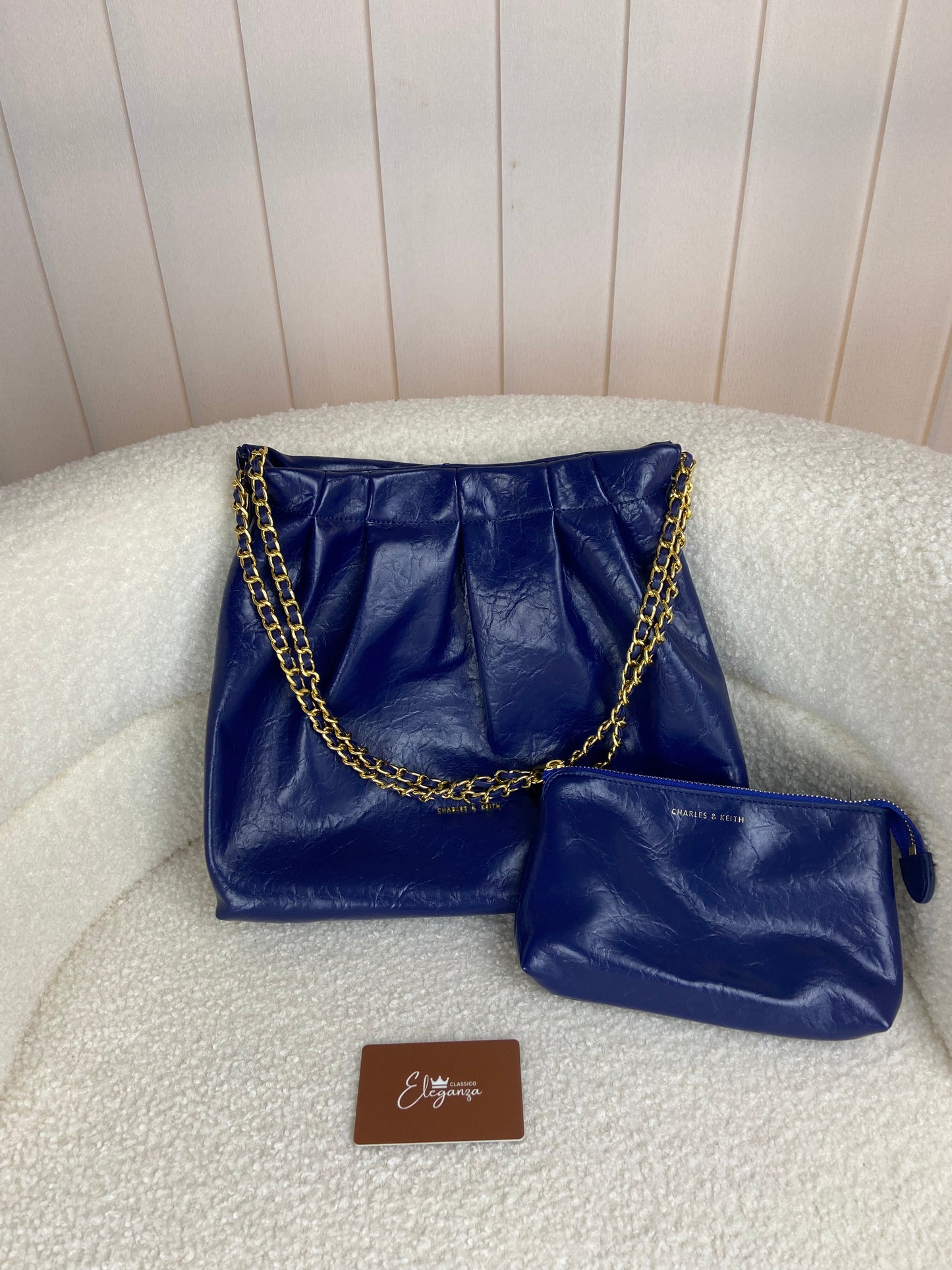 C&K Duo Double Chain Hobo Bag