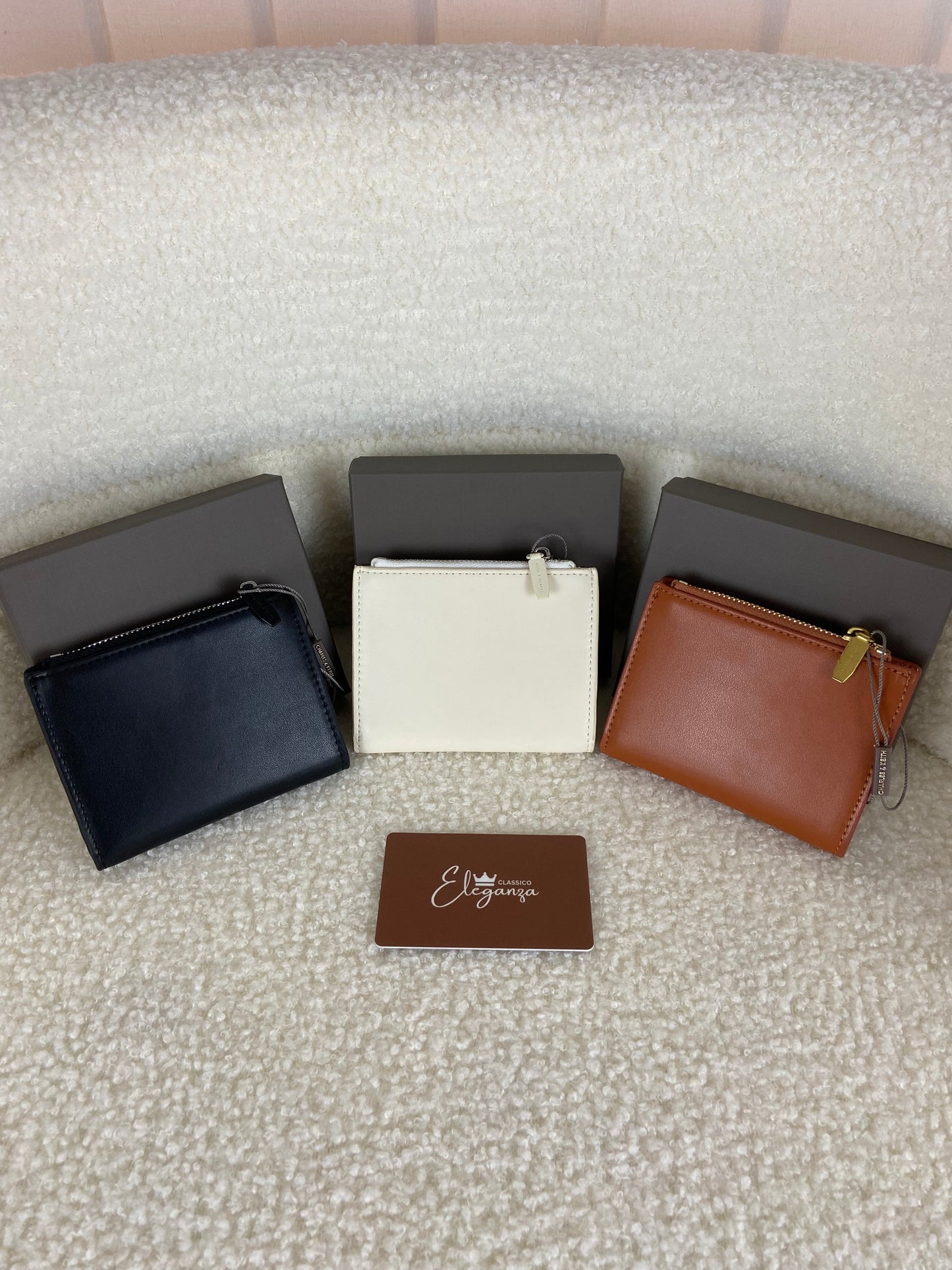 C&K Midori Geometric Top-Zip Wallet