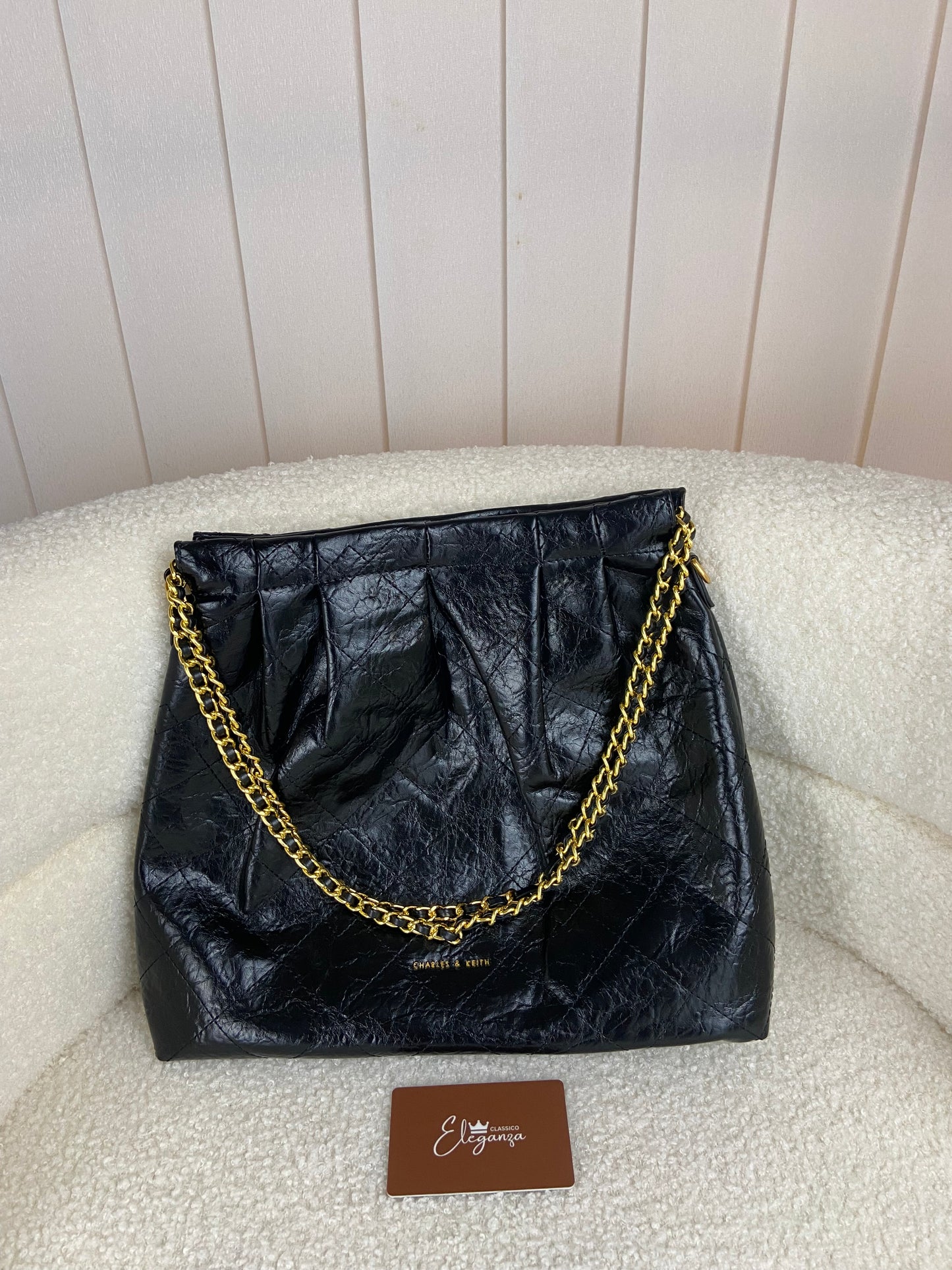 C&K Duo Double Chain Hobo Bag