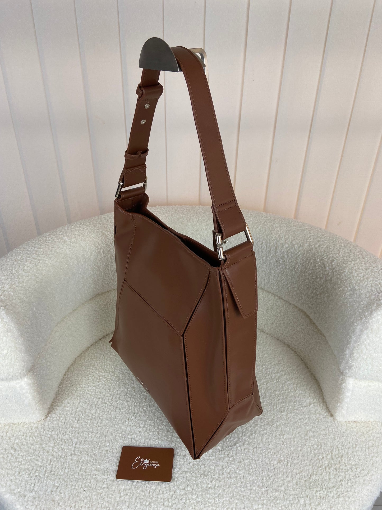 C&K Nasrin Geometric Tote Bag