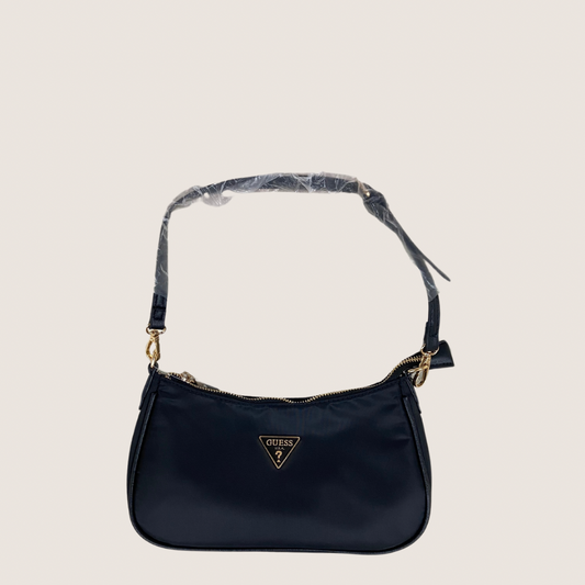 Guess paris shoulder bag black sale