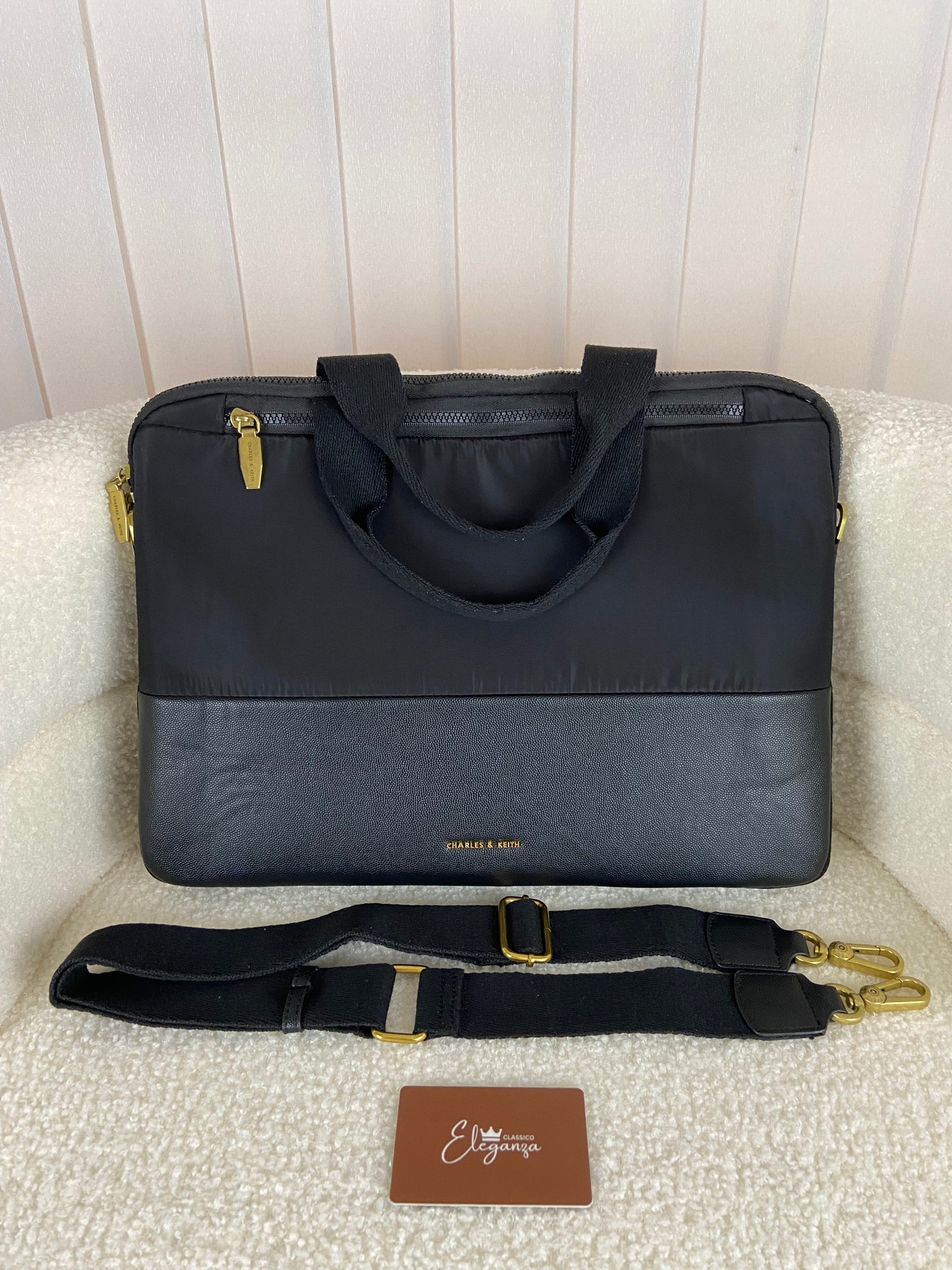 C&K Textured Laptop Bag