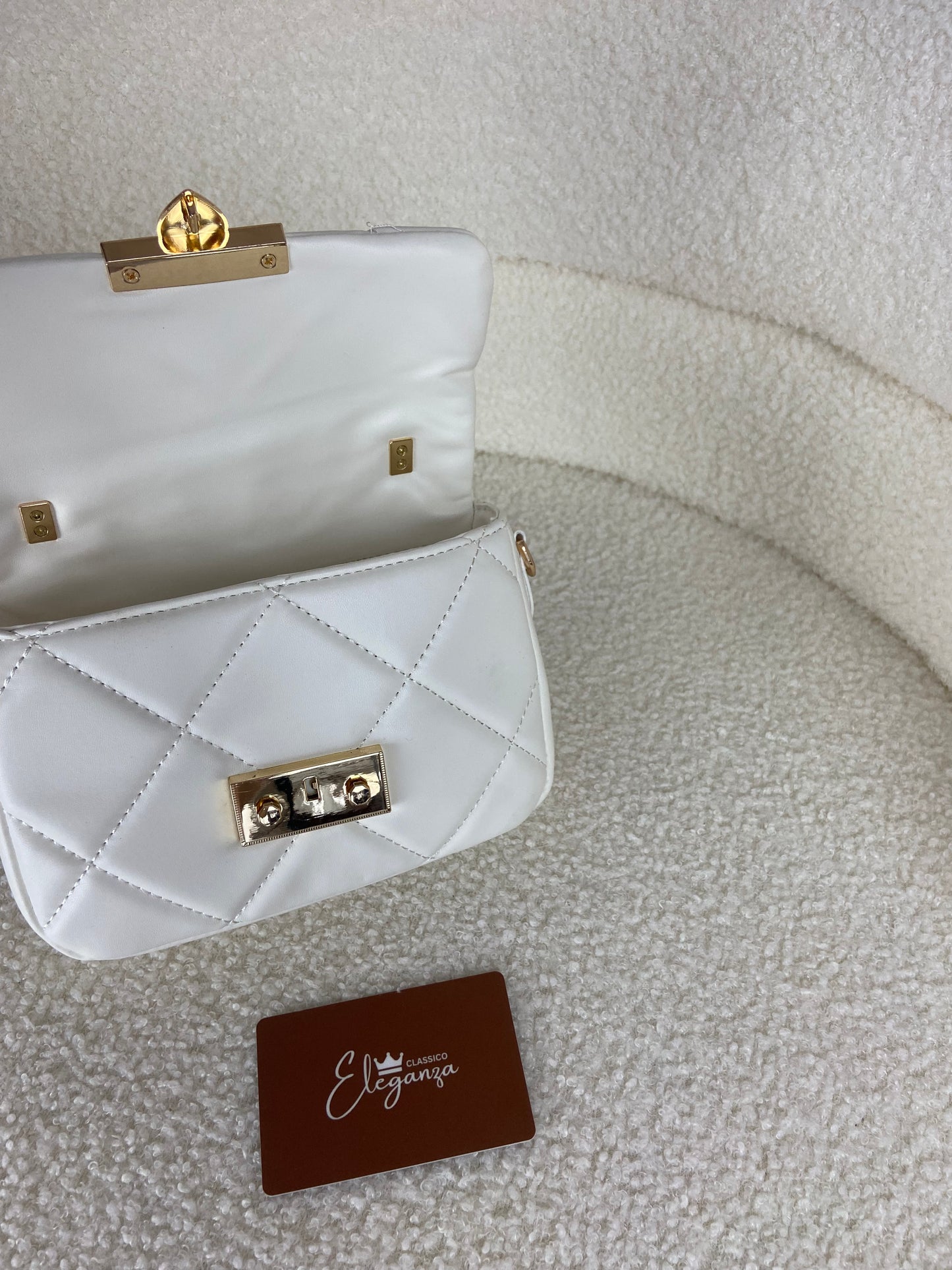 C&K Quilted Boxy Top Handle Bag