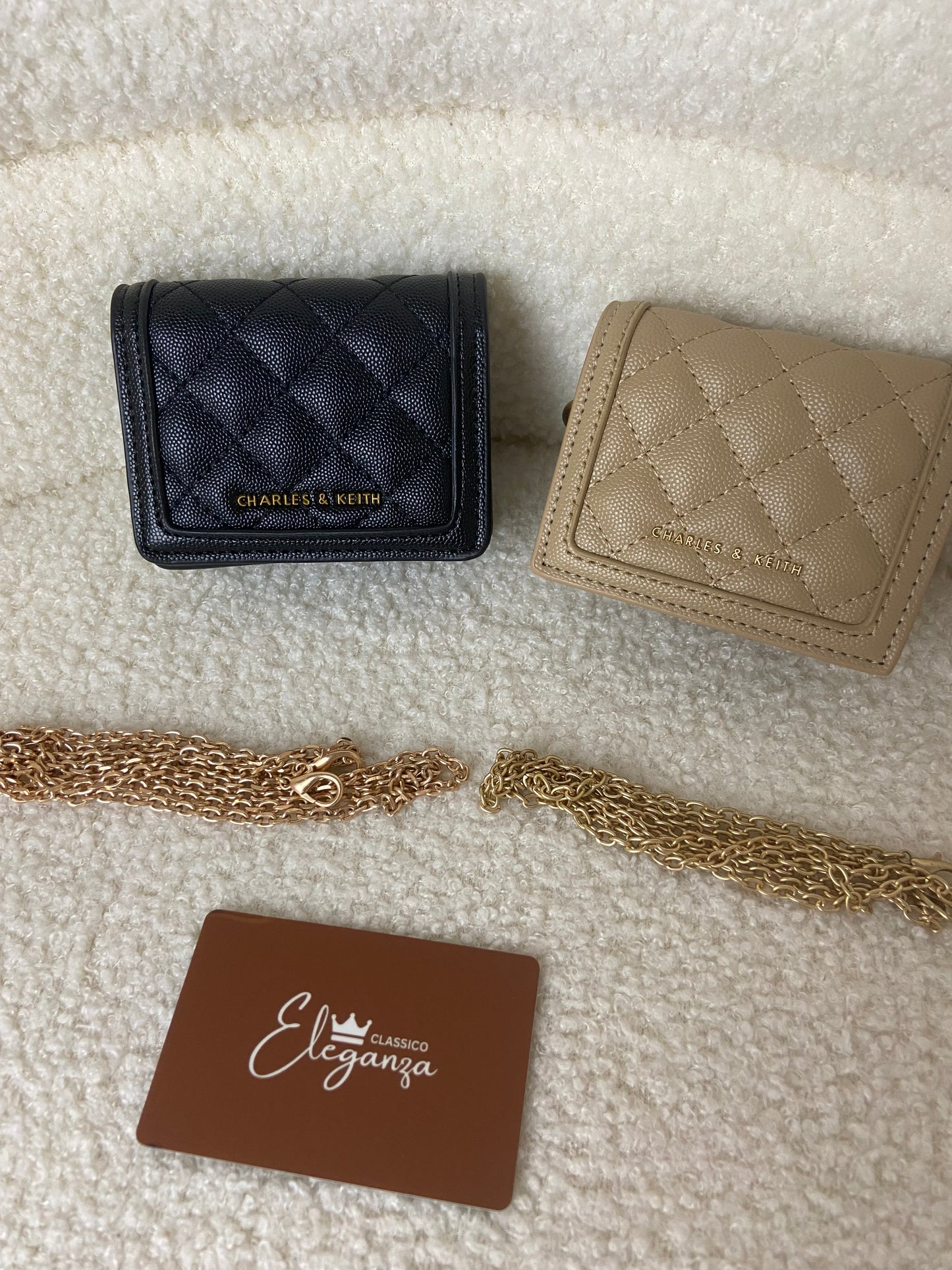 C&K Micaela Quilted Card Holder