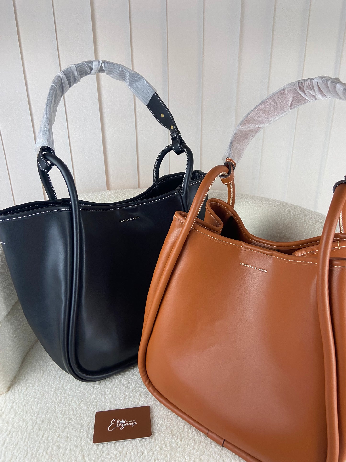 C&K Tubular Slouchy Tote Bag