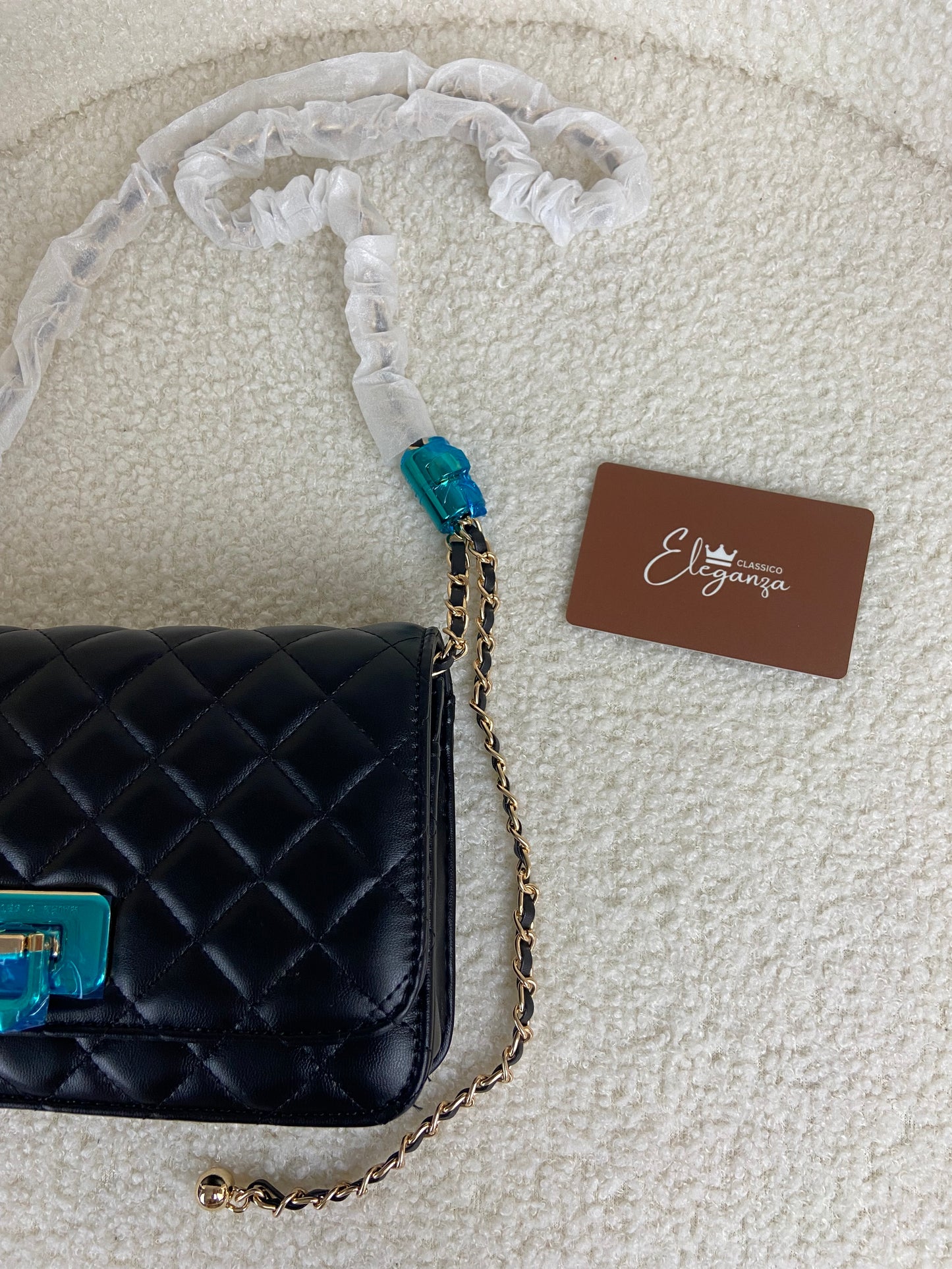 C&K Quilted Flip-Lock Clutch