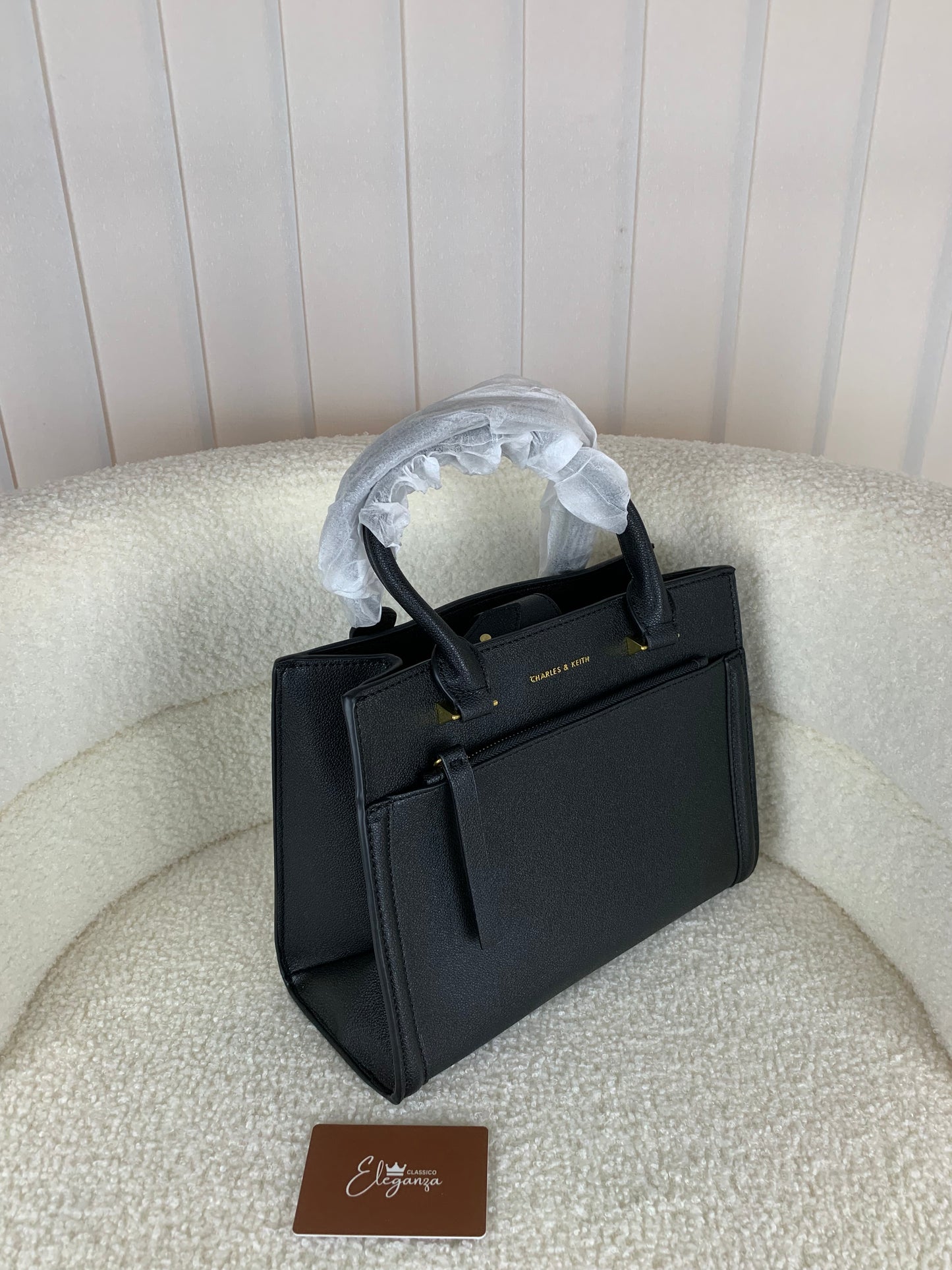 C&K Double Handle Front Zip Tote