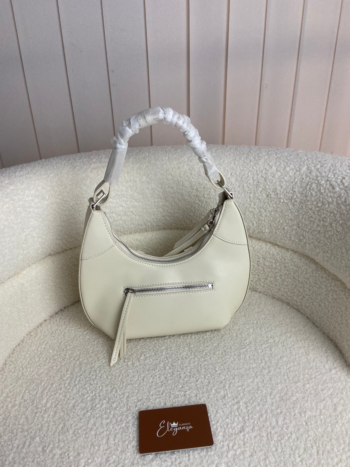 C&K Grommet Crescent Hobo Bag