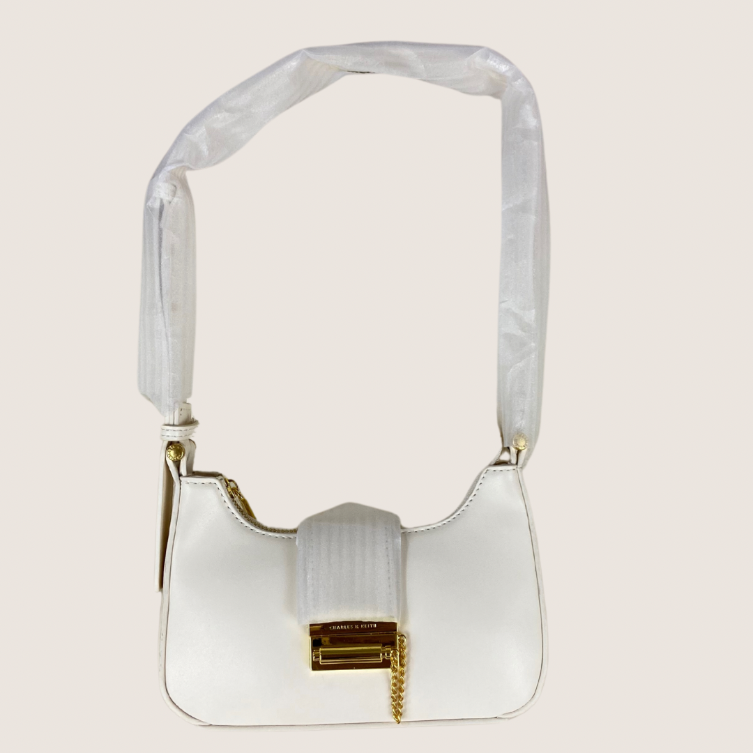 C&K Metallic Accent Belted Bag