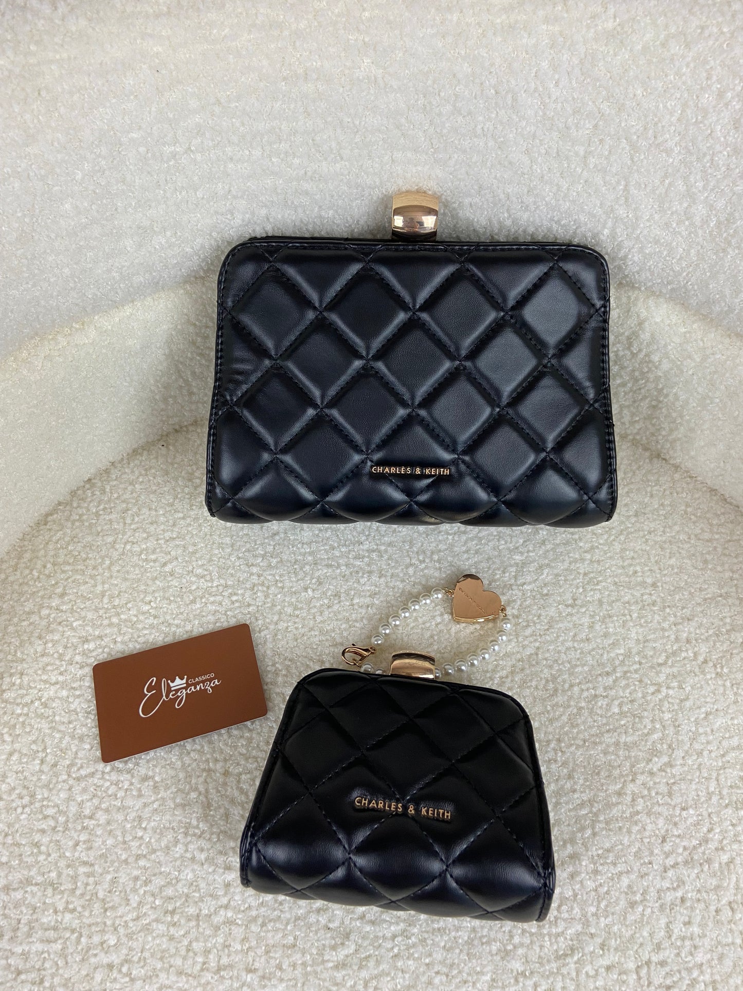 C&K Gift Set: Mini Quilted Chain Bag