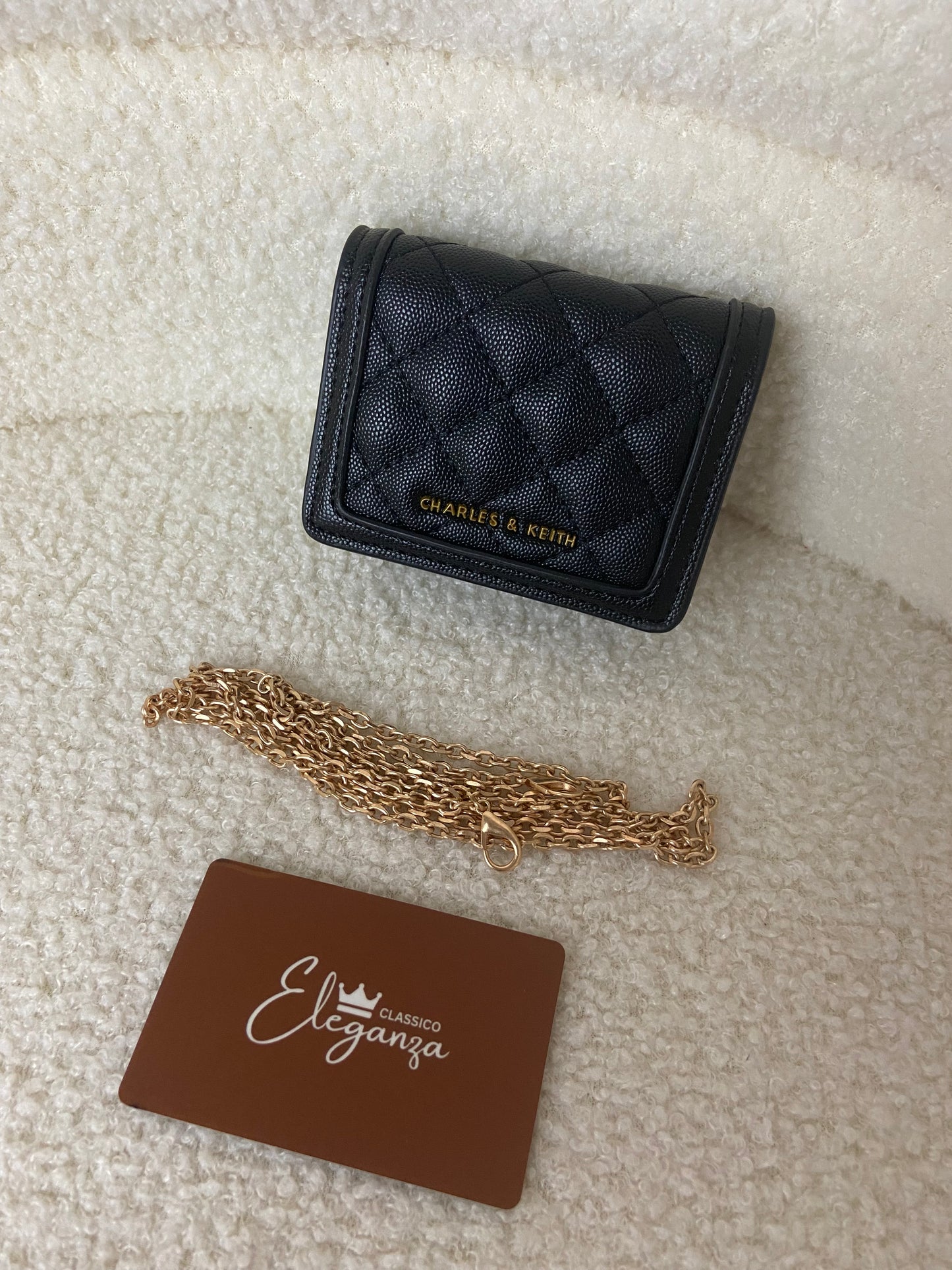 C&K Micaela Quilted Card Holder