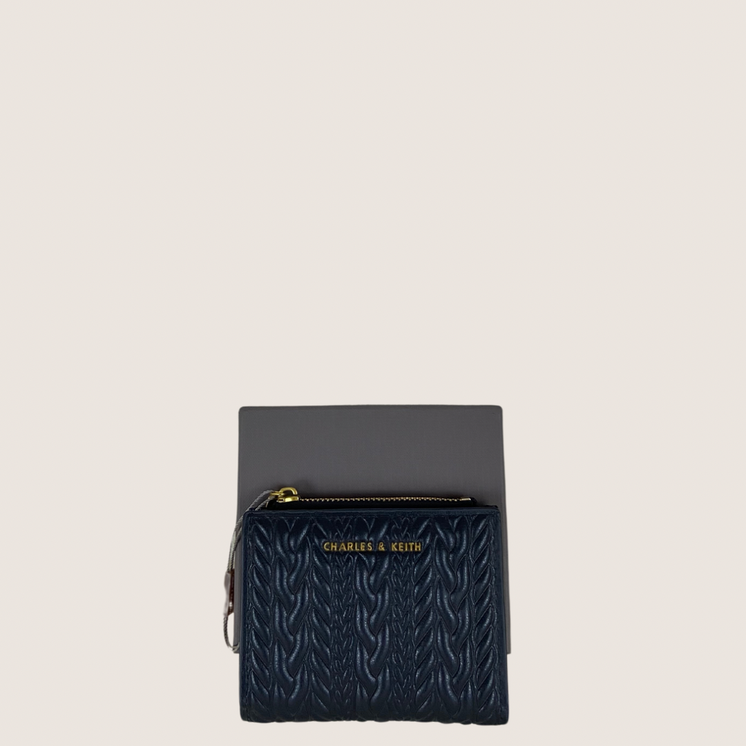 C&K Apolline Textured Top-Zip Wallet