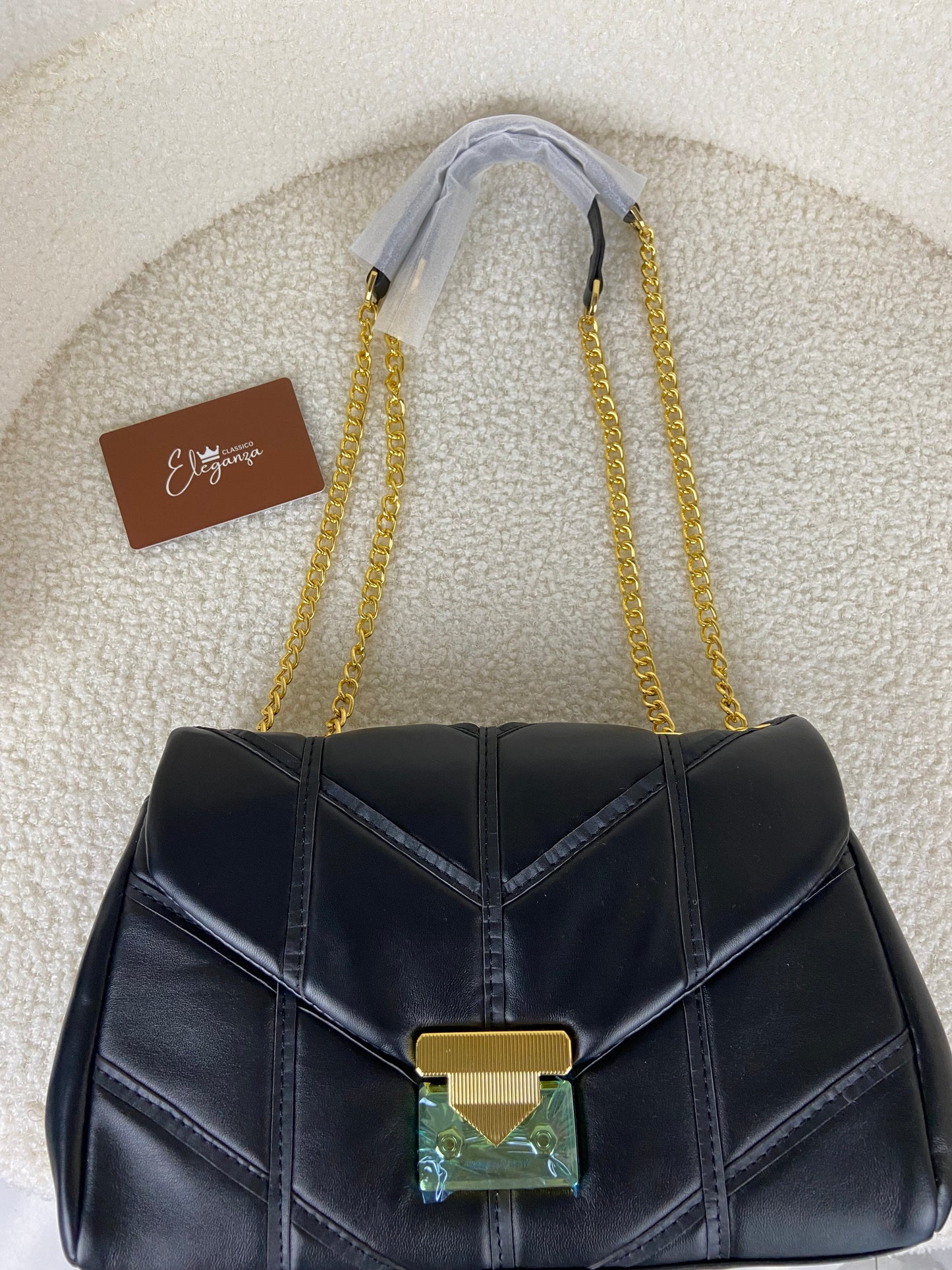 C&K Eudora Chevron Trapeze Bag