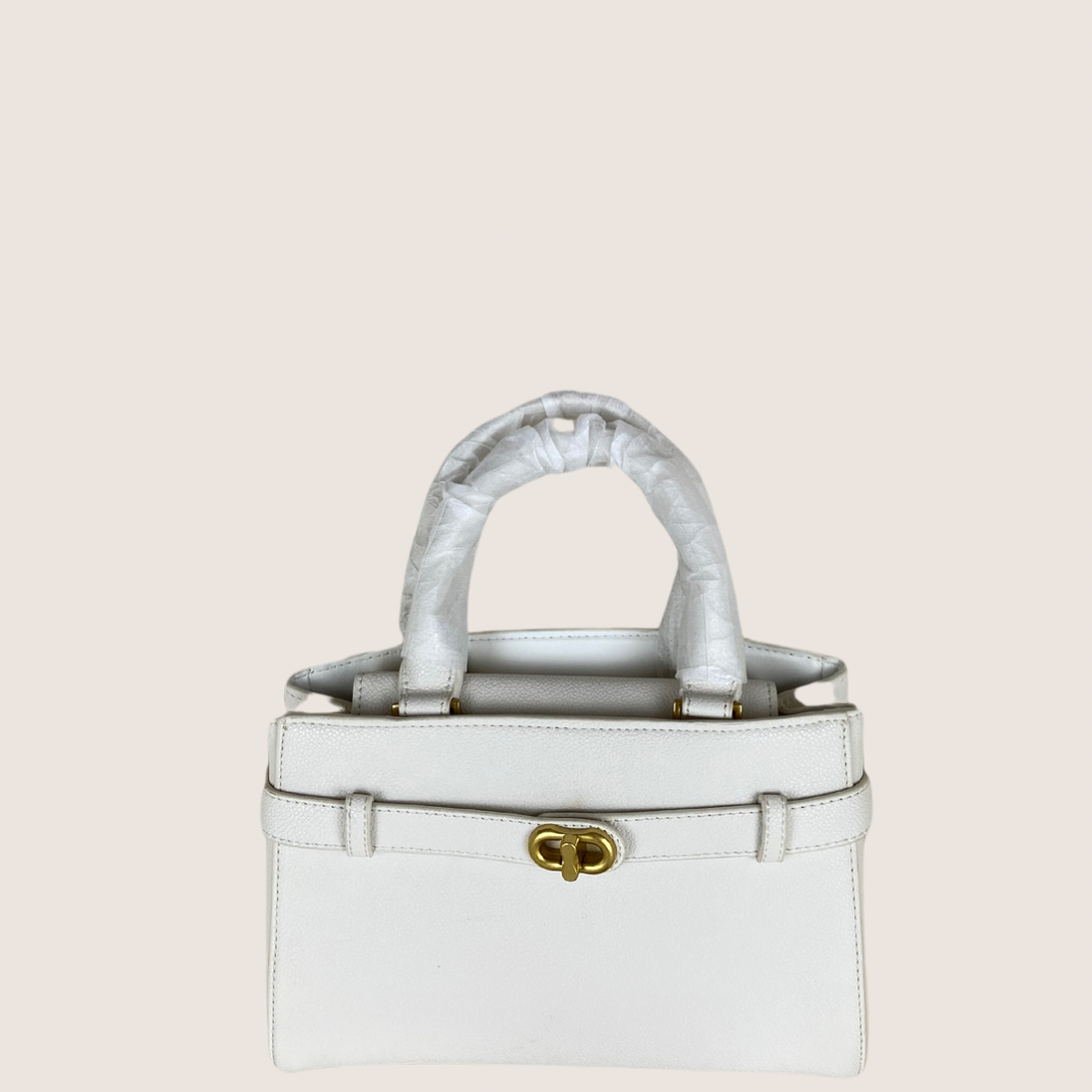 C&K Aubrielle Metallic-Buckle Top Handle Bag