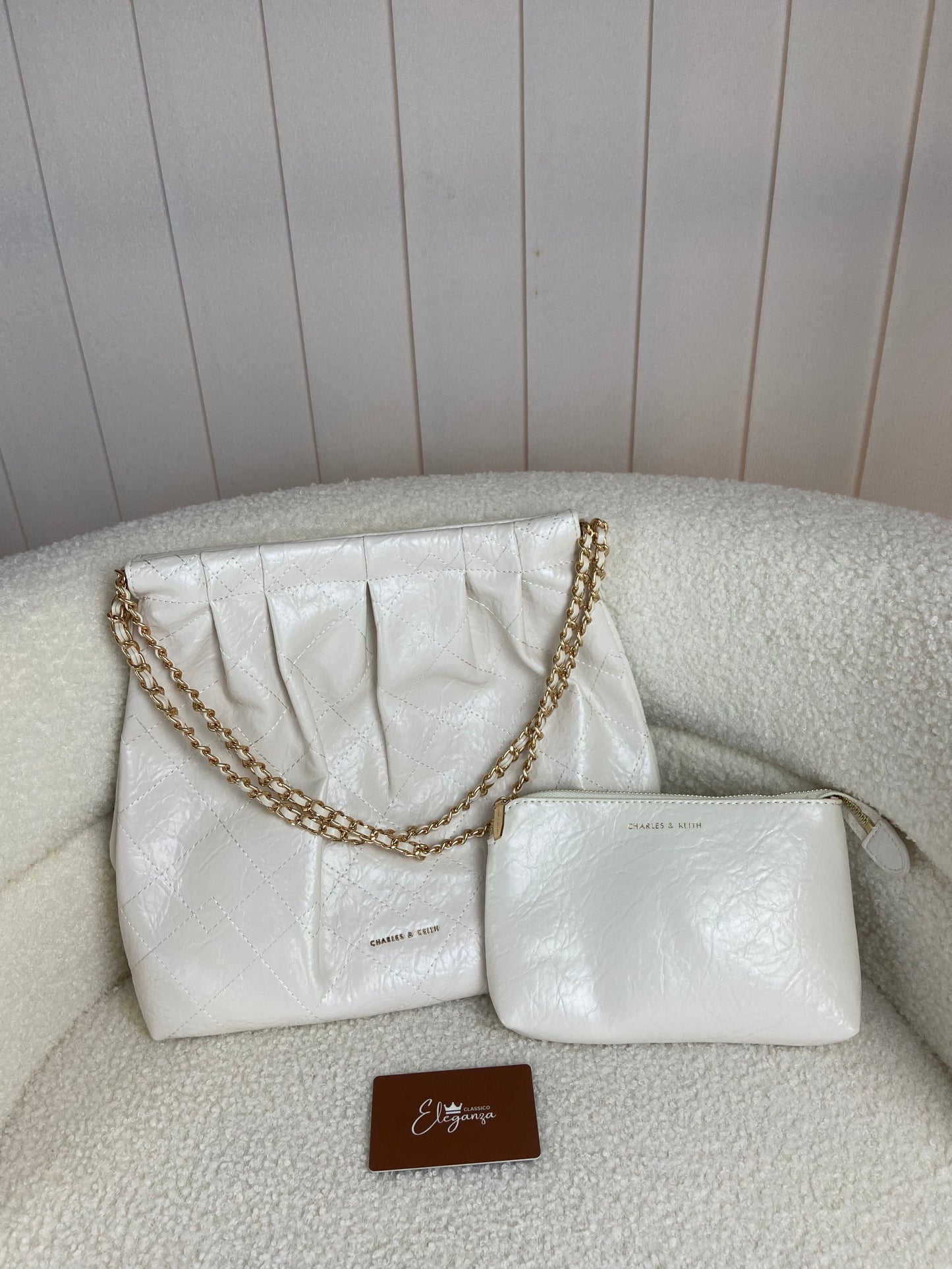 C&K Duo Double Chain Hobo Bag