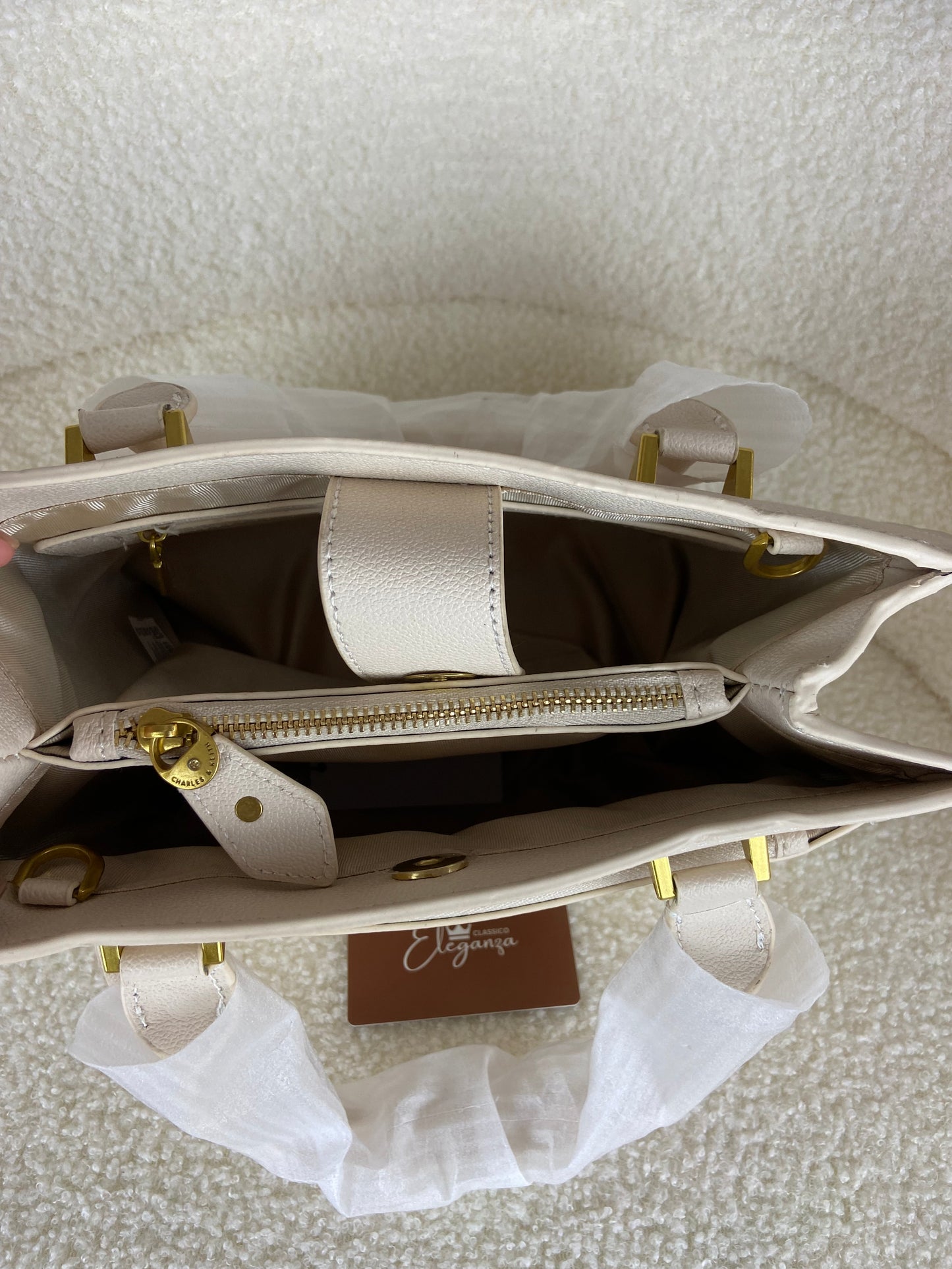 C&K Double Handle Front Zip Tote