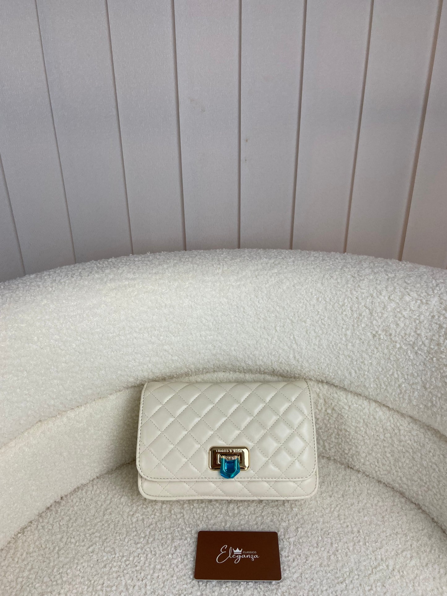 C&K Quilted Flip-Lock Clutch